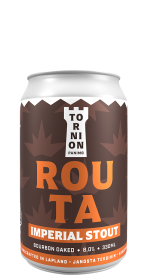 Routa Imperial Stout Bourbon Oaked 8,0 330ml-500x945px